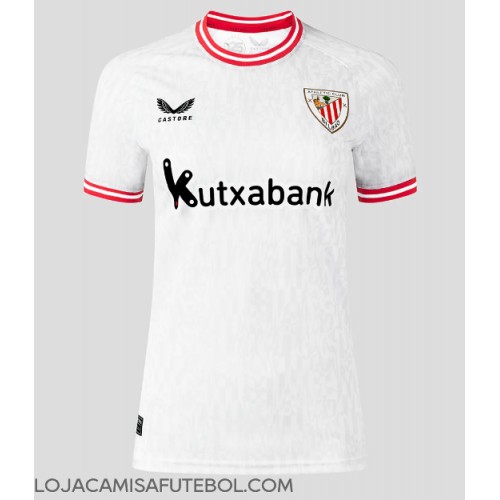 Camisa de Futebol Athletic Bilbao Equipamento Alternativo 2023-24 Manga Curta